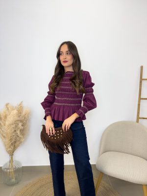 Camisa Jazmin Burdeos