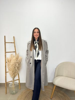 Abrigo Burriana Taupe Grisáceo