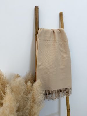 Bufanda cashmere beige