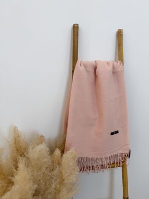 Bufanda cashmere rosa
