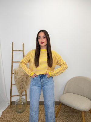 Jersey navy amarillo