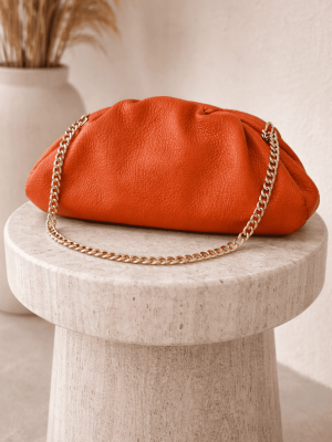 Bolso Piel Naranja