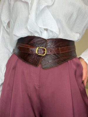 Cinturón Fajín piel