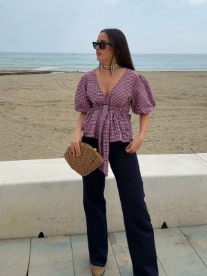 Blusa Vichí Lazo buganvilla