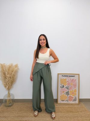 Pantalón pañuelo verde