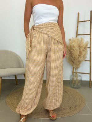 Pantalón pañuelo vichy