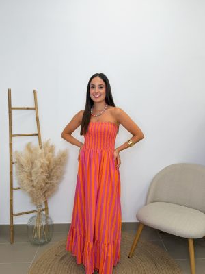 Vestido Toscana flúor