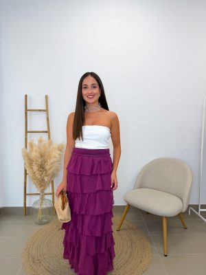 Falda/vestido boho buganvilla
