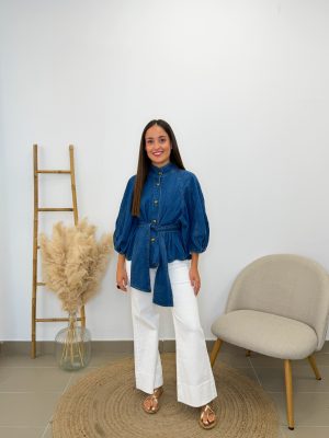 Camisa/chaqueta denim