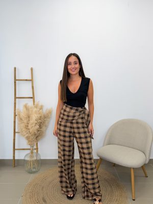 Pantalón pañuelo cuadros