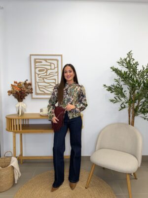 Chaqueta tapizada floral