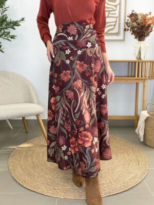 Falda floral Tania